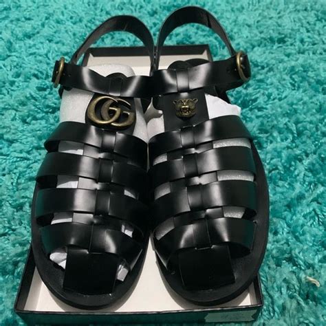 gucci shoes and sandals|Gucci unisex sandals.